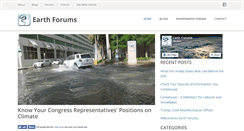 Desktop Screenshot of earthforums.com