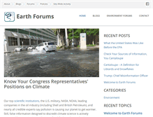 Tablet Screenshot of earthforums.com